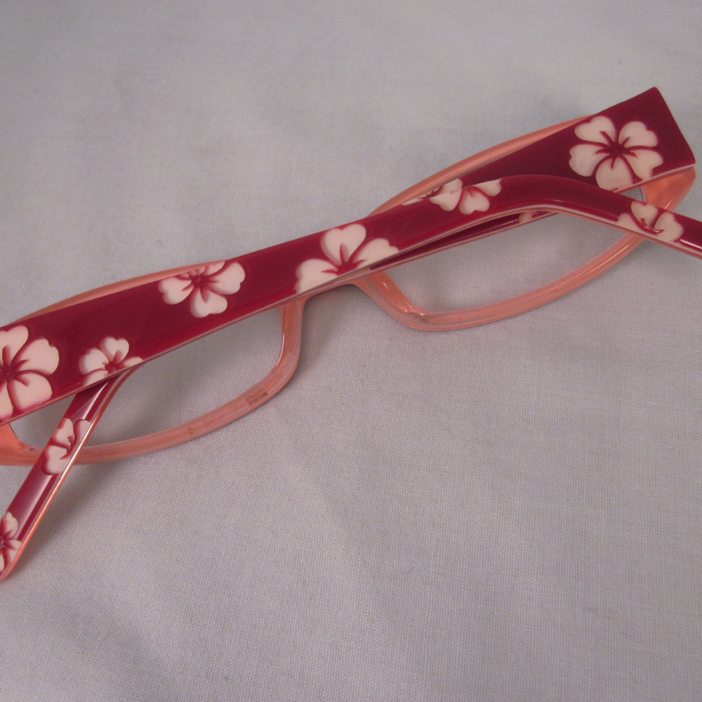 JENNIFER LOPEZ Rx Eyeglasses JLO Hawaiian Hibiscus - Picture 7 of 8